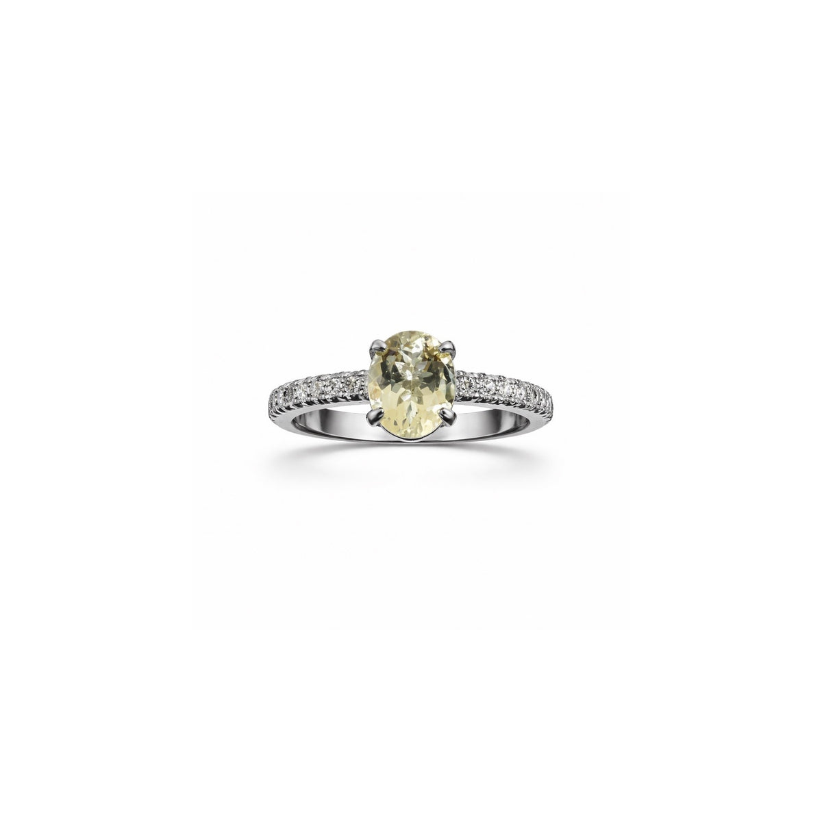Yellow Scoop Ring