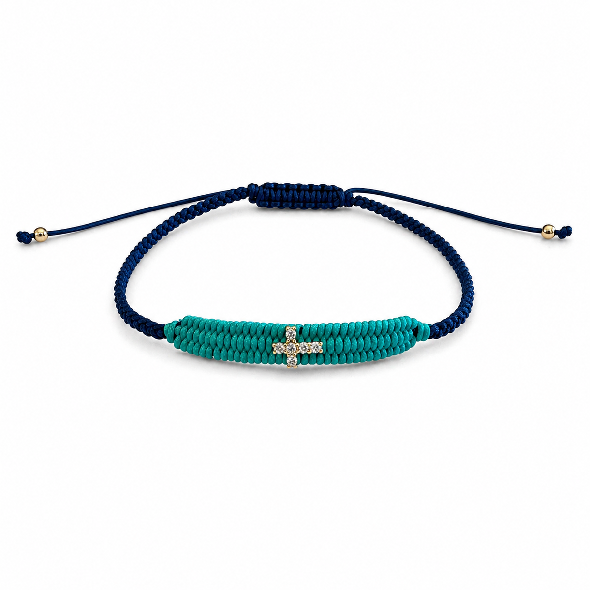 Cross on Thread Bracelet