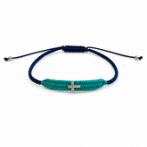 Cross on Thread Bracelet