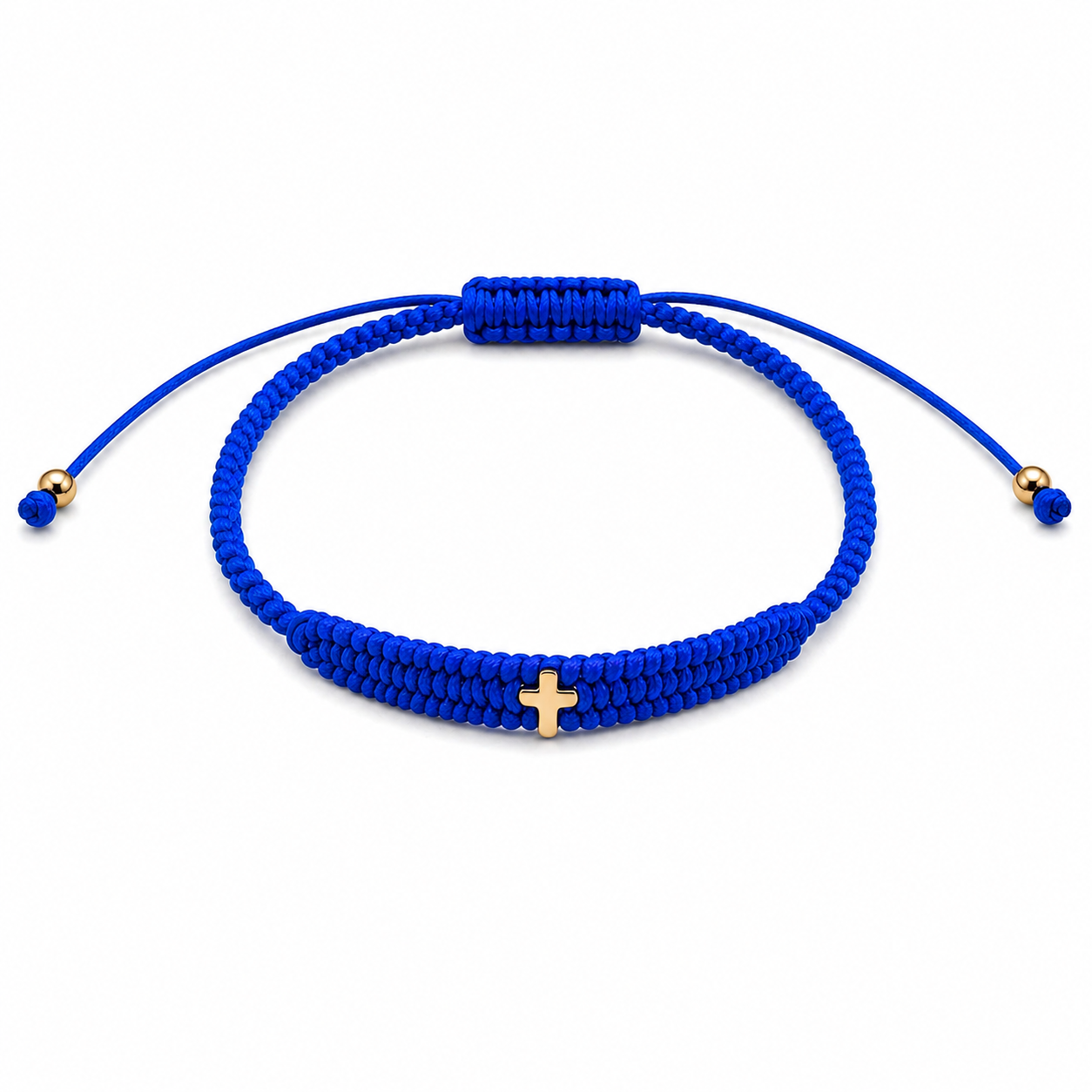 Cross on Thread Bracelet