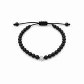 Diamond in Onyx Bracelet