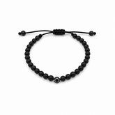 Black Diamond in Onyx Bracelet