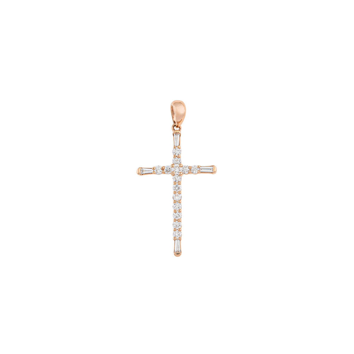 Diamond Cross. Gold and diamond cross. Cross for christening. Cross for baptism. Evan Anatol. Golden Hall. Greece.