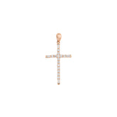 Diamond Cross. Gold and diamond cross. Cross for christening. Cross for baptism. Evan Anatol. Golden Hall. Greece.