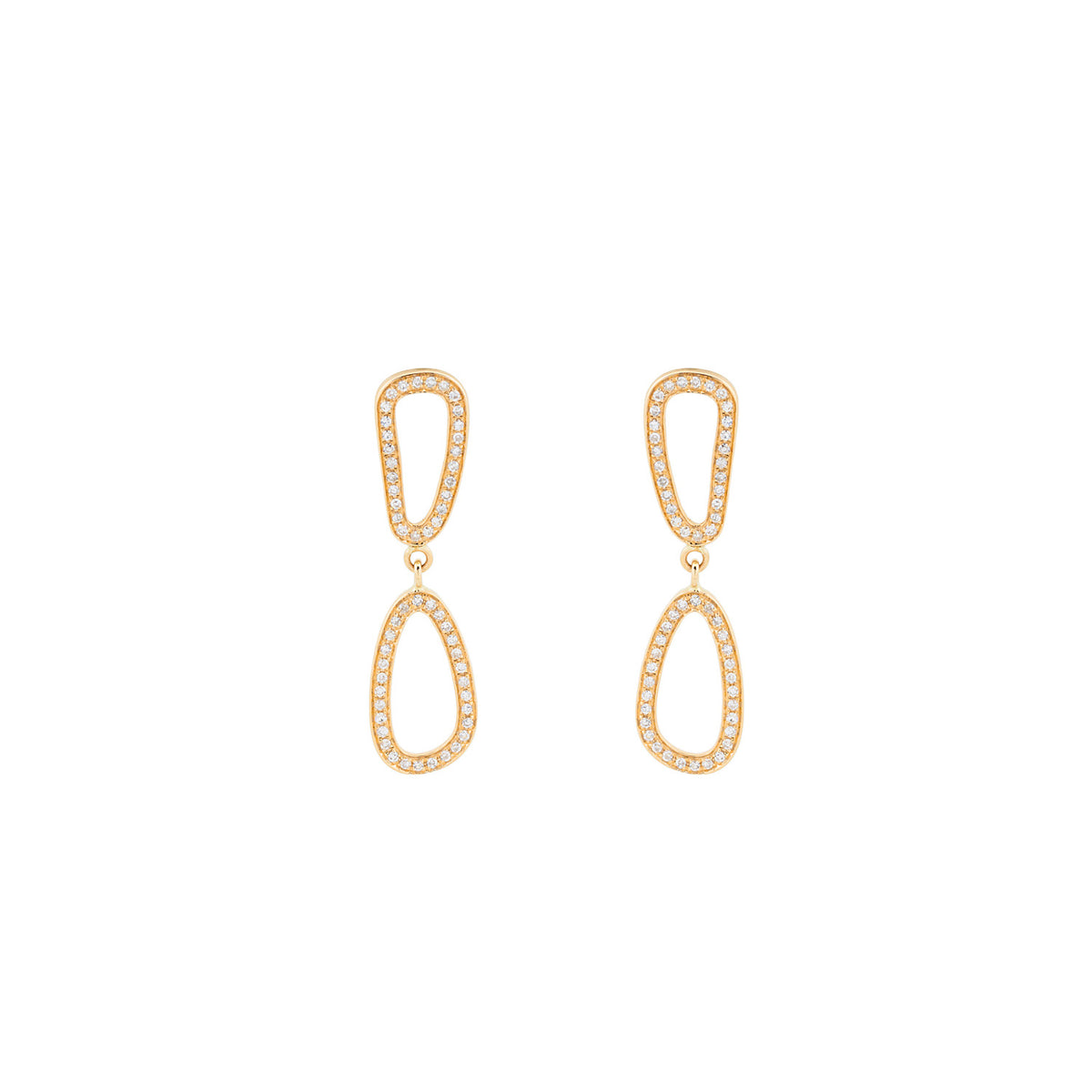 Diamond Droplet Earring