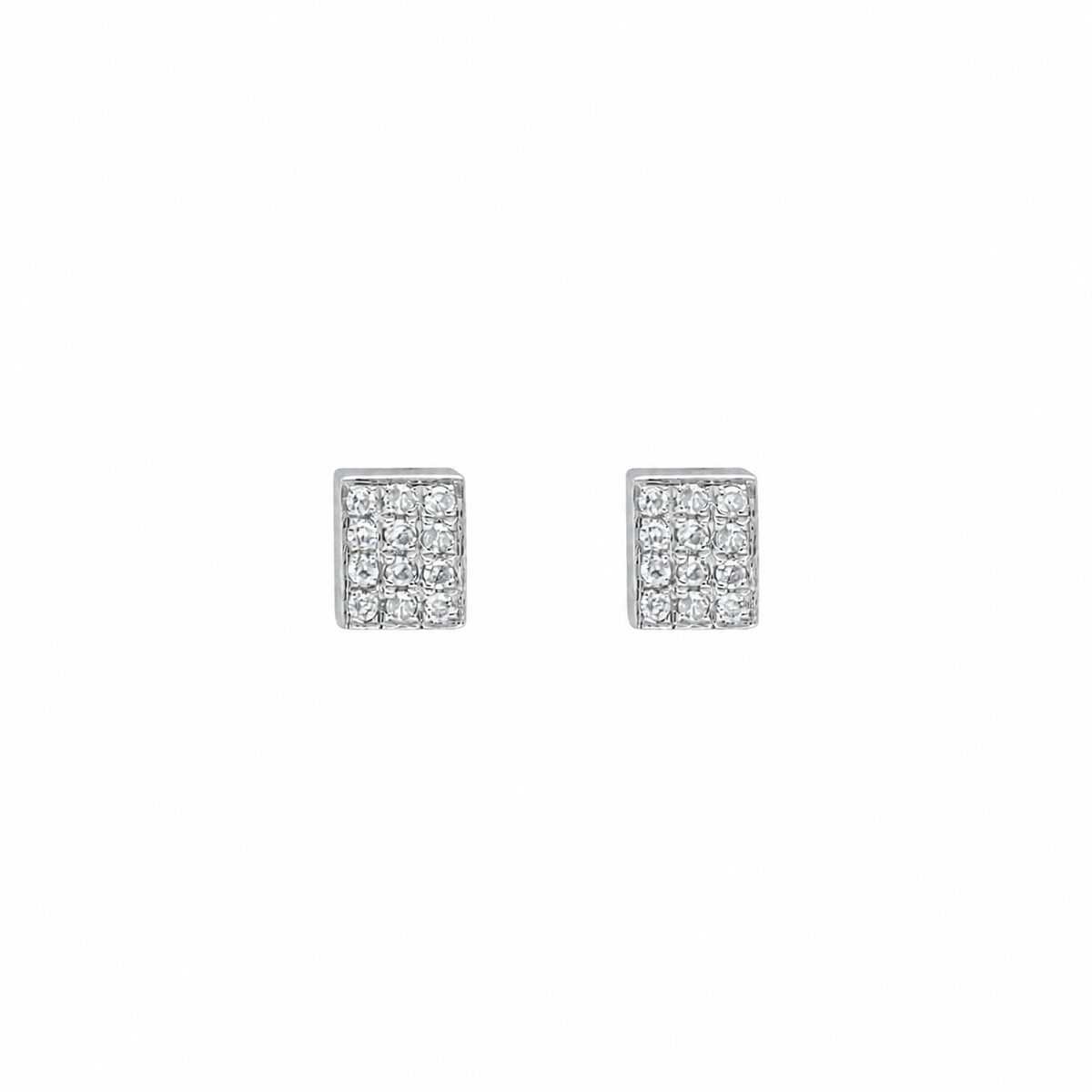 Diamond Square Studs