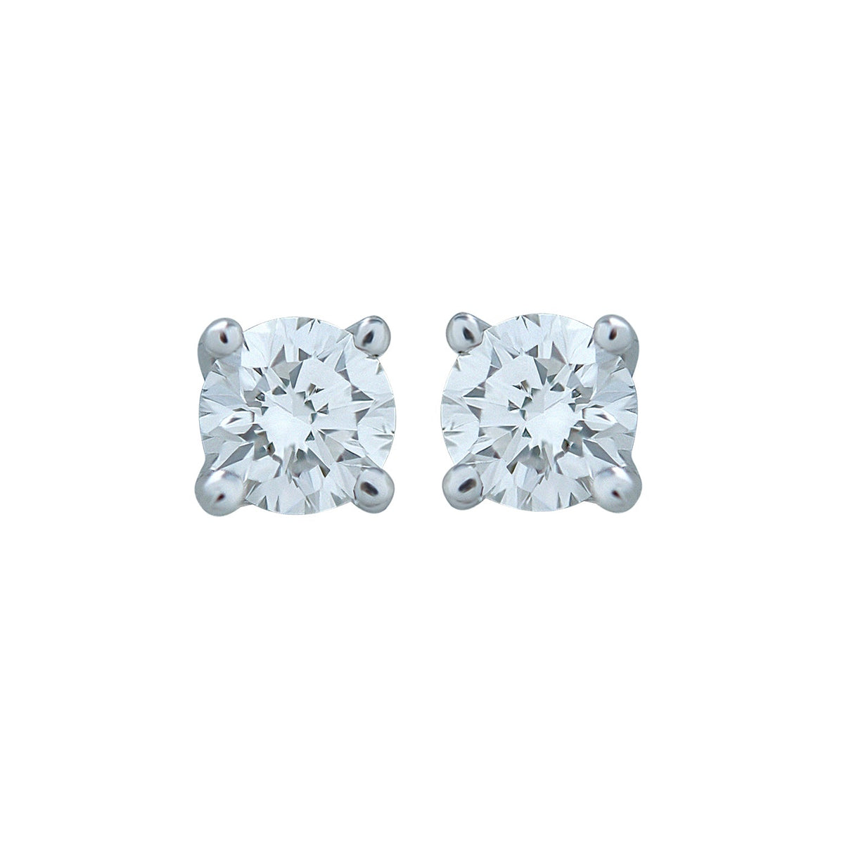 Diamond stud earring. 