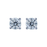 Diamond Earrings. Diamond Studs. Solitaire diamond earrings. White Gold earrings