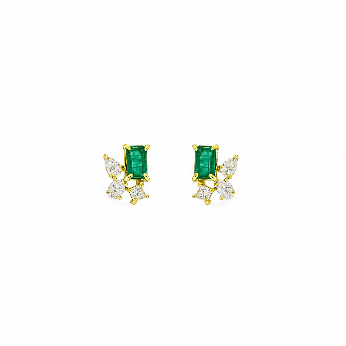 Fleur Vert Earring