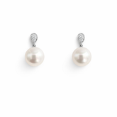 Pearl and Diamond Earring