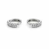 Diamond Whims Hoop Earring