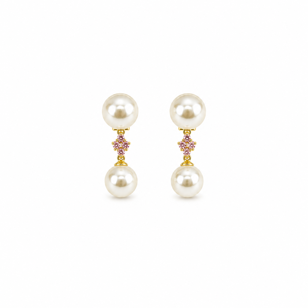 Pink Lady Pearl Earring