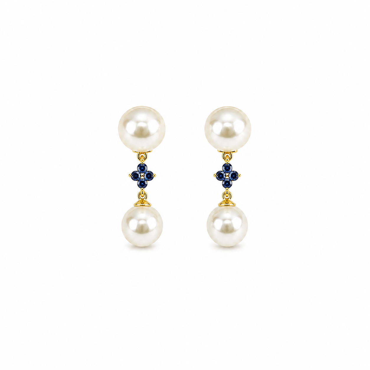 Blue Lady Pearl Earring