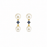 Blue Lady Pearl Earring