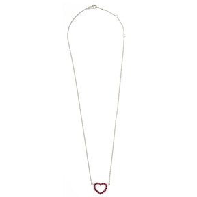 Diamond Necklace. Heart Necklace. Necklace Gift.18K gold necklace. 14K Gold necklace. Sapphire necklace. Ruby necklace. White gold necklace. Rose Gold necklace. Yellow gold. Diamond heart. Chain Necklace. Anatol Jewelry. Fine Jewelry. Golden Hall. Kifissia. Κολιέ Χρυσό. Διαμαντένιο κολιέ. Κολιέ δώρο. Ruby Heart.