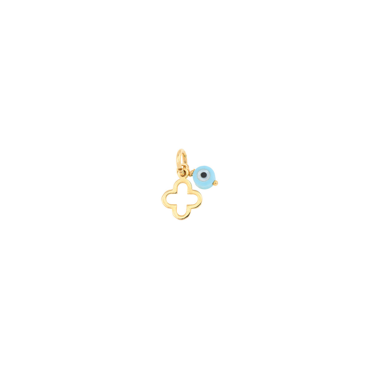 Cross and Eye Pendant
