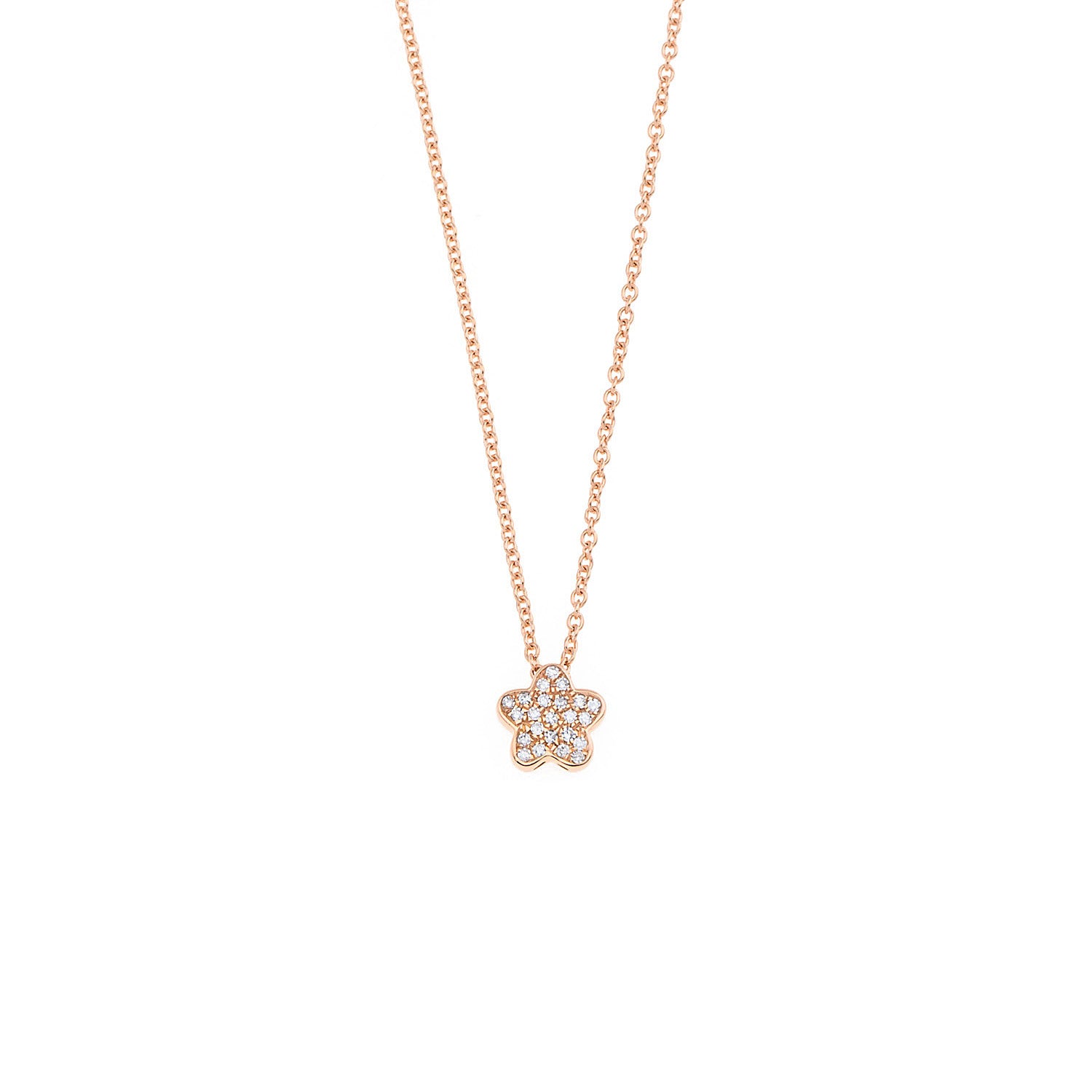 Flower Diamond Necklace