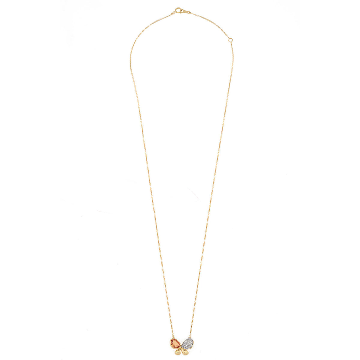 Symbol necklace. Heart, butterfly, round necklace. Gift necklace. Gold necklace. Diamond necklace. Precious stone necklace. Evil Eye necklace. Chain necklace. Easy to wear necklace. Anatol jewelry. Fine jewelry. Golden Hall