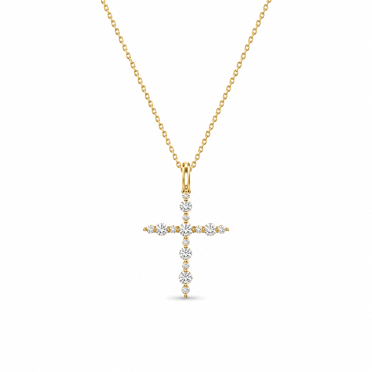 Diamond Cross Necklace
