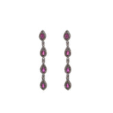 Ruby Earring. Earrings. 18K gold earring. White Gold, yellow gold, rose gold. Perfect Gift. Earring gift. Fine jewelry. Anatol. Kifissia. Golden Hall. Σκουλαρίκι χρυσό. Σκουλαρίκι  με ρουμπίνι. Σκουλαρίκι τρυπιτό. Σκουλαρίκι με ρουμπνι. Σκουλαρίκι με διαμάντια. Athens.