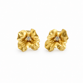 Golden Flower Earrings
