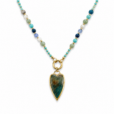 Lagoon Light Heart Necklace