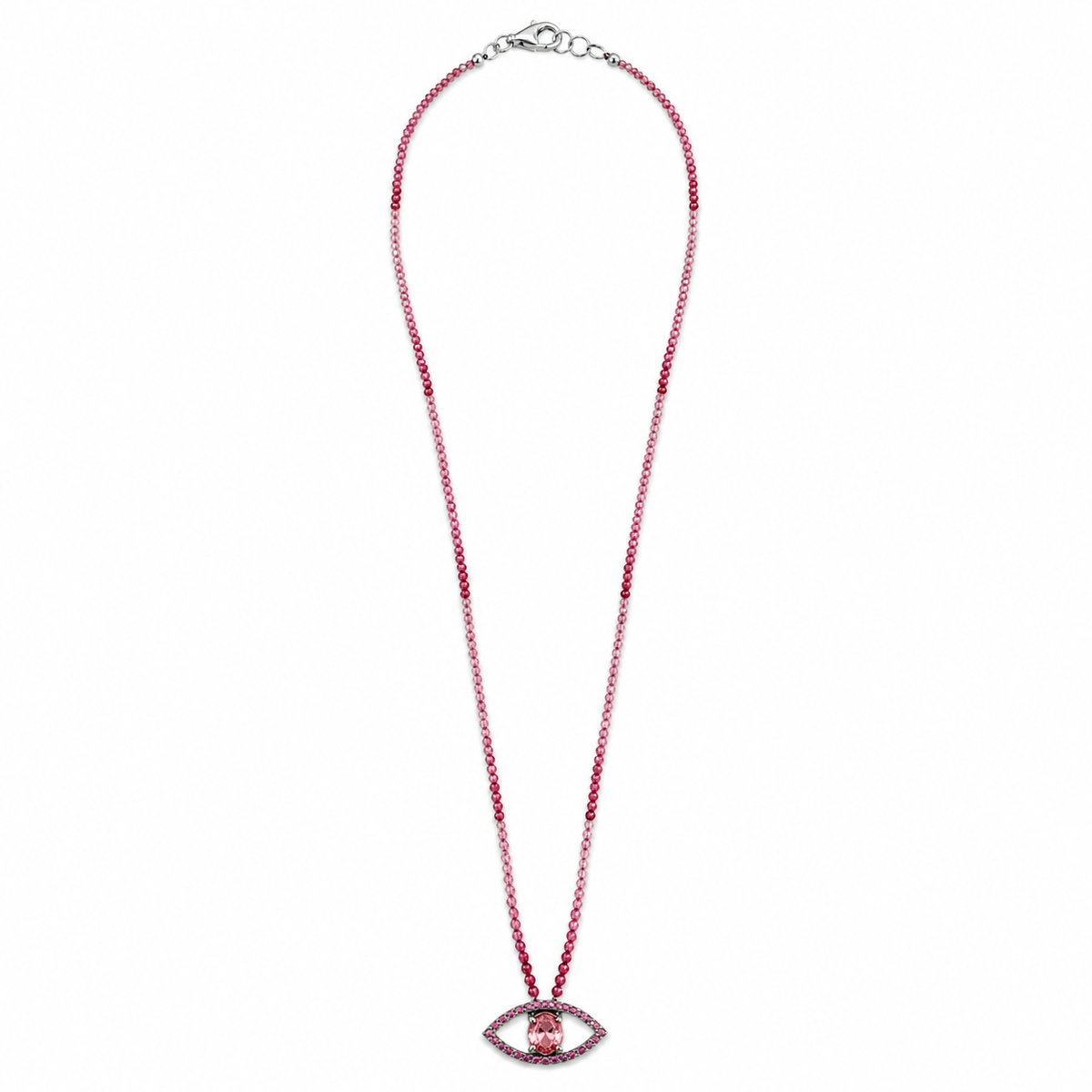 Pink Eye Necklace