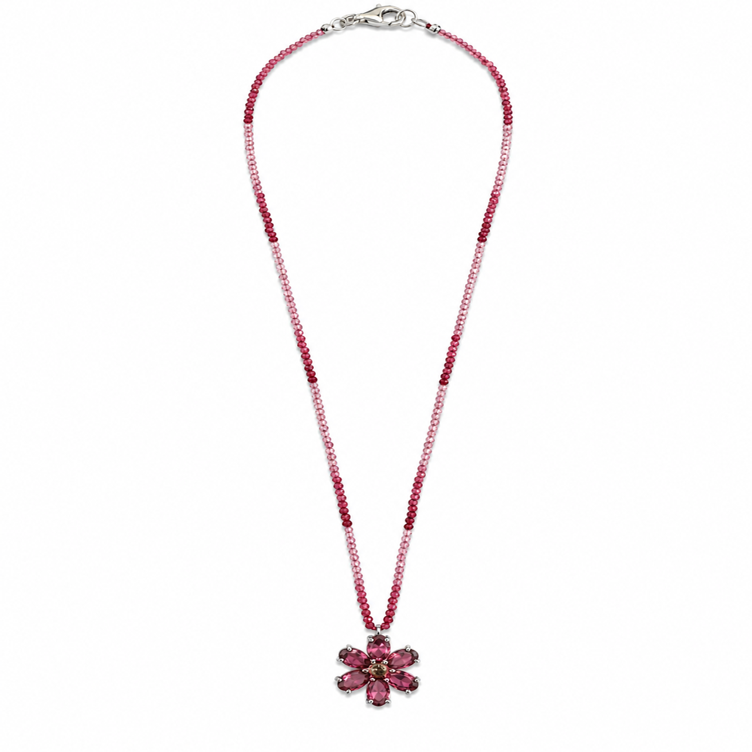 Pink Flower Necklace