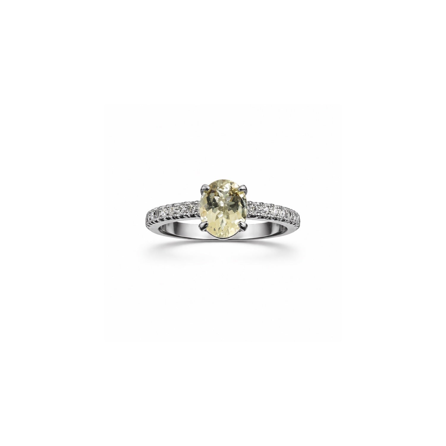 Yellow Scoop Ring
