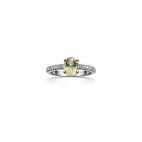 Yellow Scoop Ring