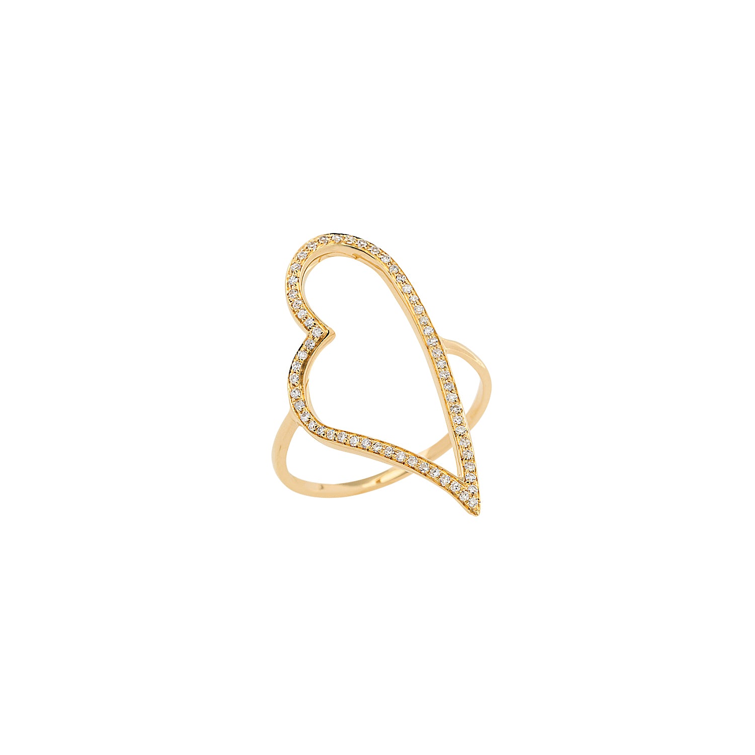 Gold Ring. Diamond Ring. Fine Jewelry. Anatol Jewelry. Kifissia. Golden Hall. Athens. Diamond Jewelry. Χρυσά κοσμήματα. Χρυσά δαχτυλίδια. Κοσμήματα Κηφισιά. Ανατολ. Δαχτυλίδι με διαμάντια. Diamond Heart Ring. Δαχτυλίδι καρδιά με μπριγιάν.