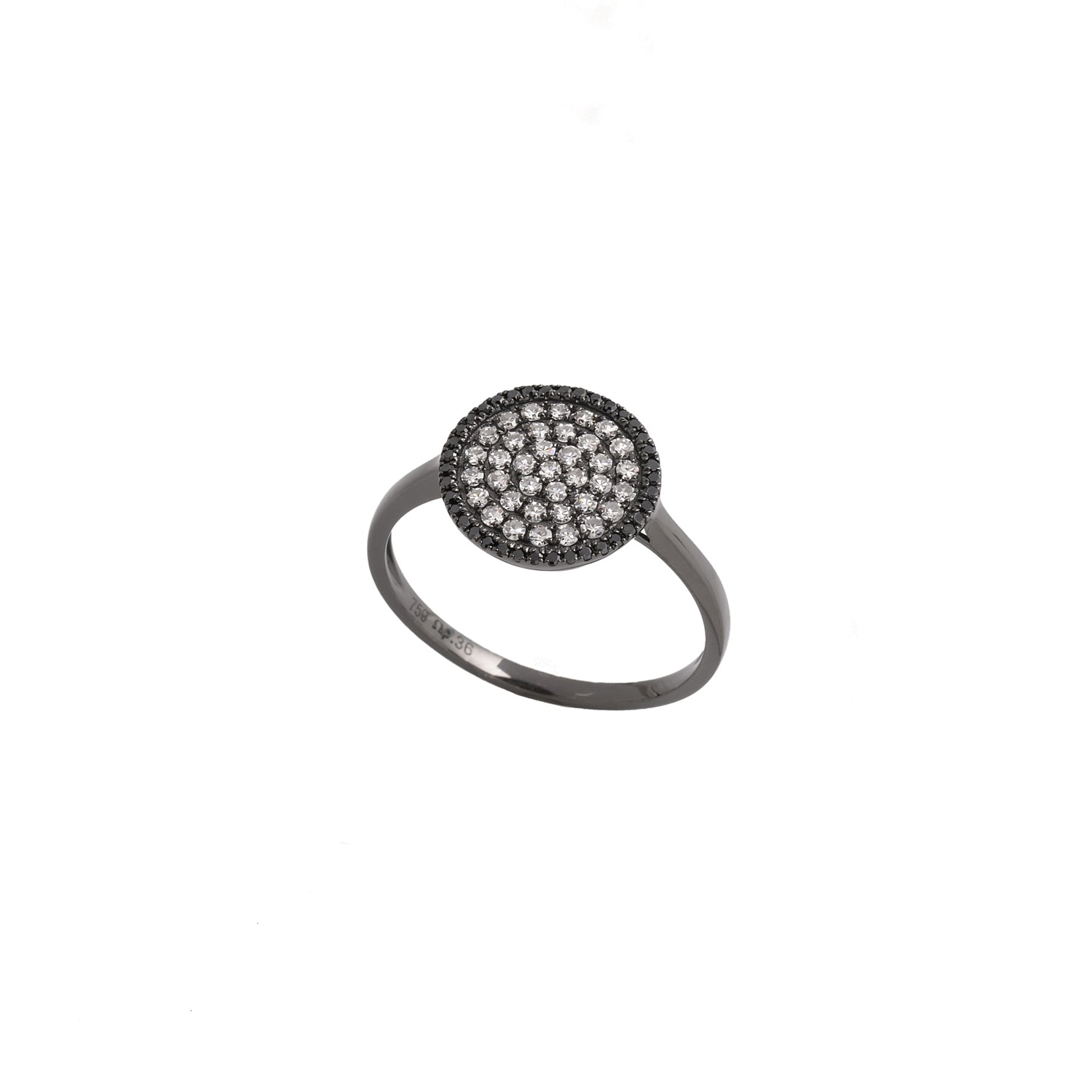 In and Out Chevalier Ring