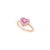 Fine Jewelry Ring. Diamond Ring. Gold and diamond Ring. High end jewelry Ring. Expensive jewelry. Expensive ring. Anatol jewelry. Kifissia. Golden Hall. Χρυσά κοσμήματα. Κοσμήματα Κηφισιά. Δαχτυλίδι με διαμάντια. Δαχτυλίδι με μπριγιάν. Ακριβό Δαχτυλίδι. Χρυσό Δαχτυλίδι. Hearts Ring. Pink sapphire ring. Pink heart ring.