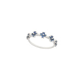 Blue Crosses Ring