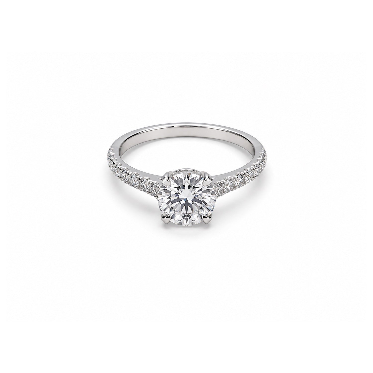 0.90ct, F, VS1, Aria Engagement Ring