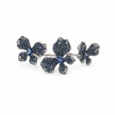 Blue Garden Butterflies Ring