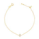 Pear Diamond Bracelet