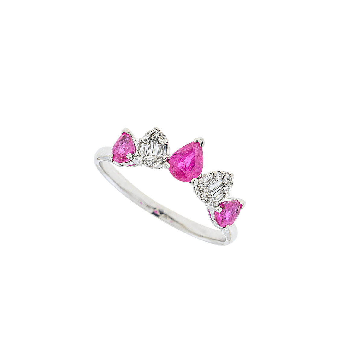 Ruby Points Ring