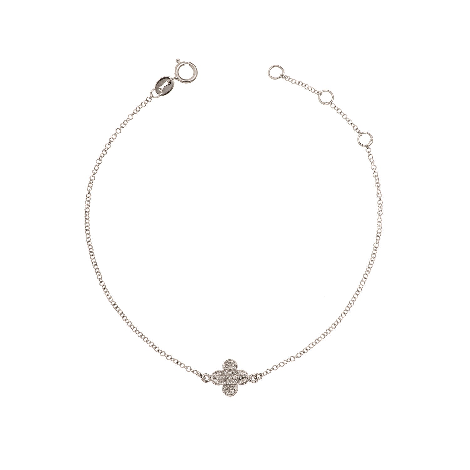 Flat Cross Bracelet - Anatol Jewelry