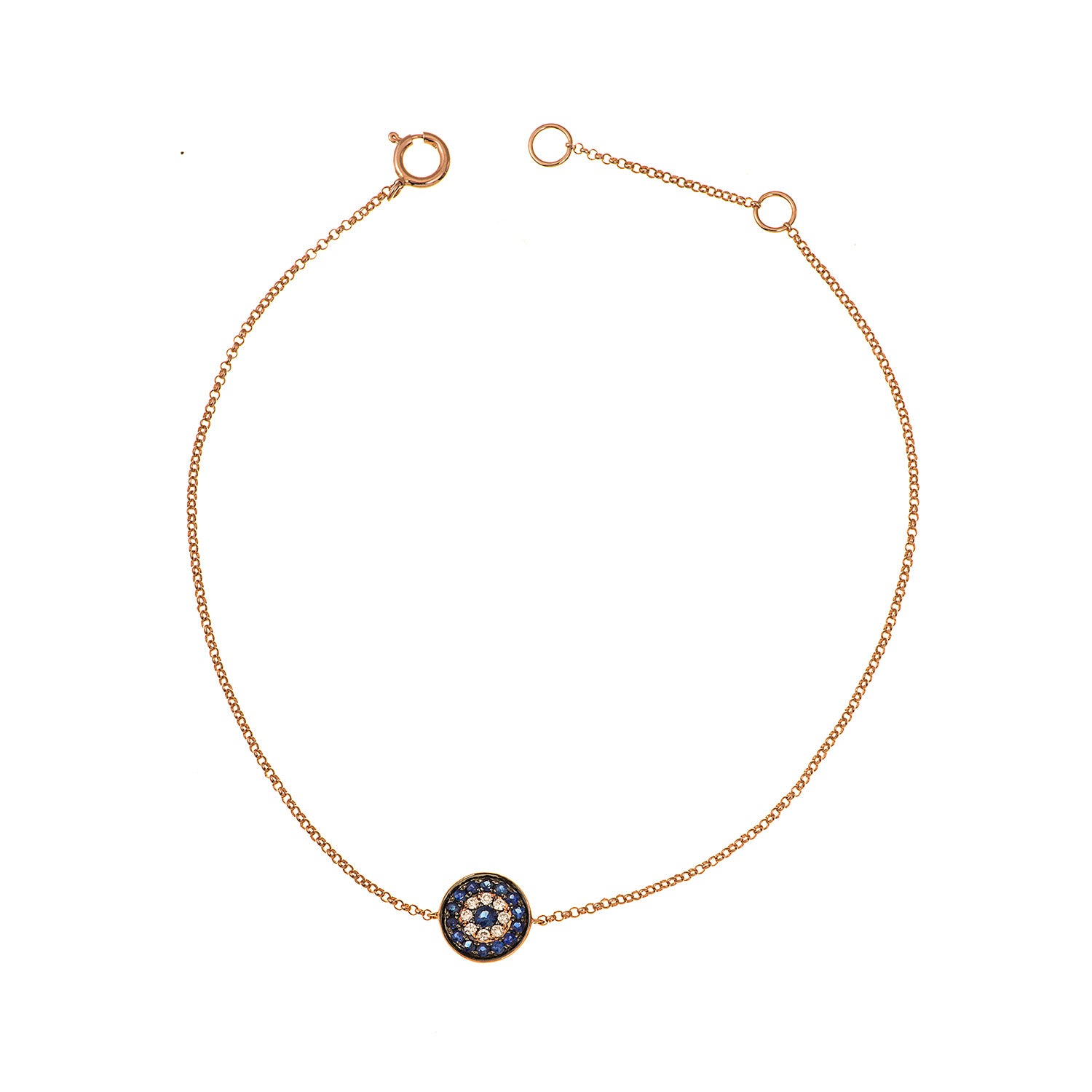 Diamond bracelet. Gold Bracelet. 18k gold bracelet. 14k gold bracelet. Rose Gold Bracelet. Yellow gold bracelet. White Gold Bracelet. Bracelets. Gift Bracelet. Perfect bracelet for present. Precious stone bracelet. Chain Bracelet. Bangle Bracelet. Anatol jewelry. Fine Jewelry. Evil Eye Bracelet. Evil Eye.