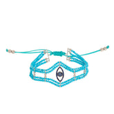 Evil eye bracelet. Diamond evil eye bracelet. Evil eye chain bracelet. Sapphire and diamond eye bracelet. Eye bracelet. Eye jewellery. Anatol jewellery. Χρυσά κοσμήματα. Κόσμημα με μάτι. Βραχιόλι με μάτι. Χρυσό μάτι με μπριγιάν. Ανατολ κοσμήματα.