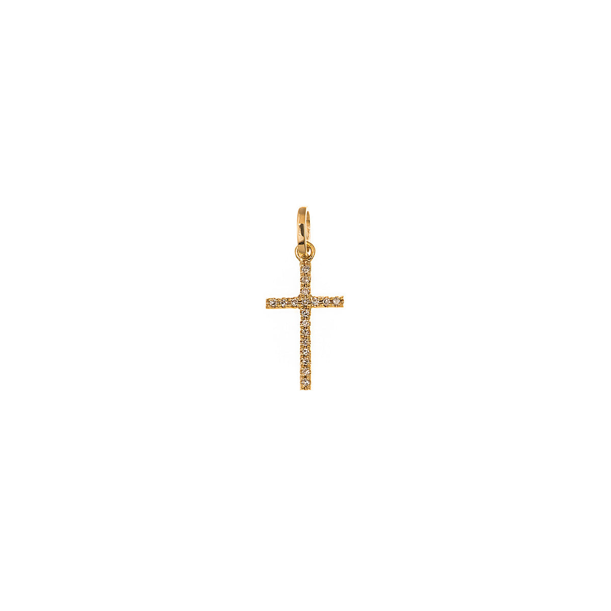 Diamond Cross Pendant - Anatol Jewelry