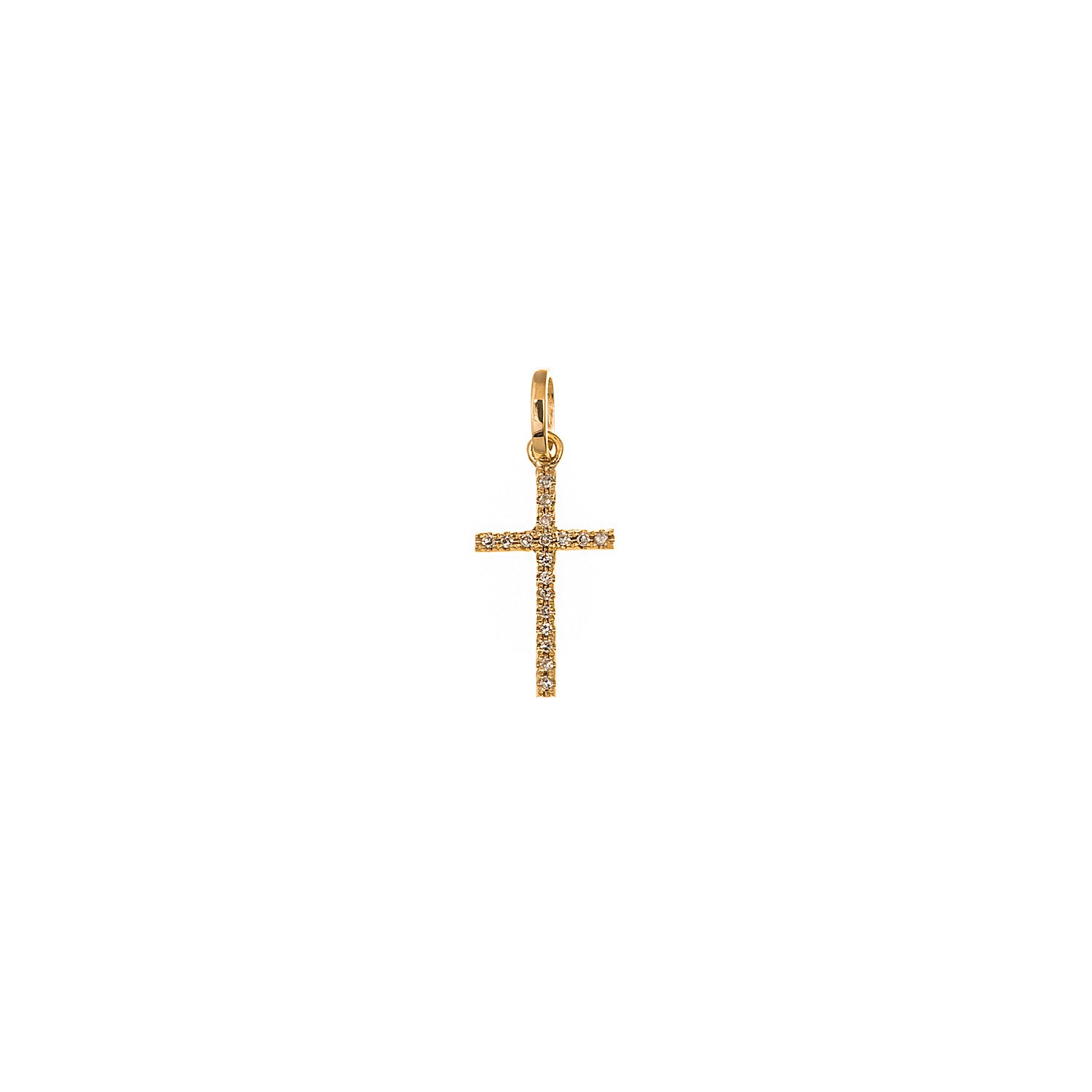 Diamond Cross Pendant - Anatol Jewelry