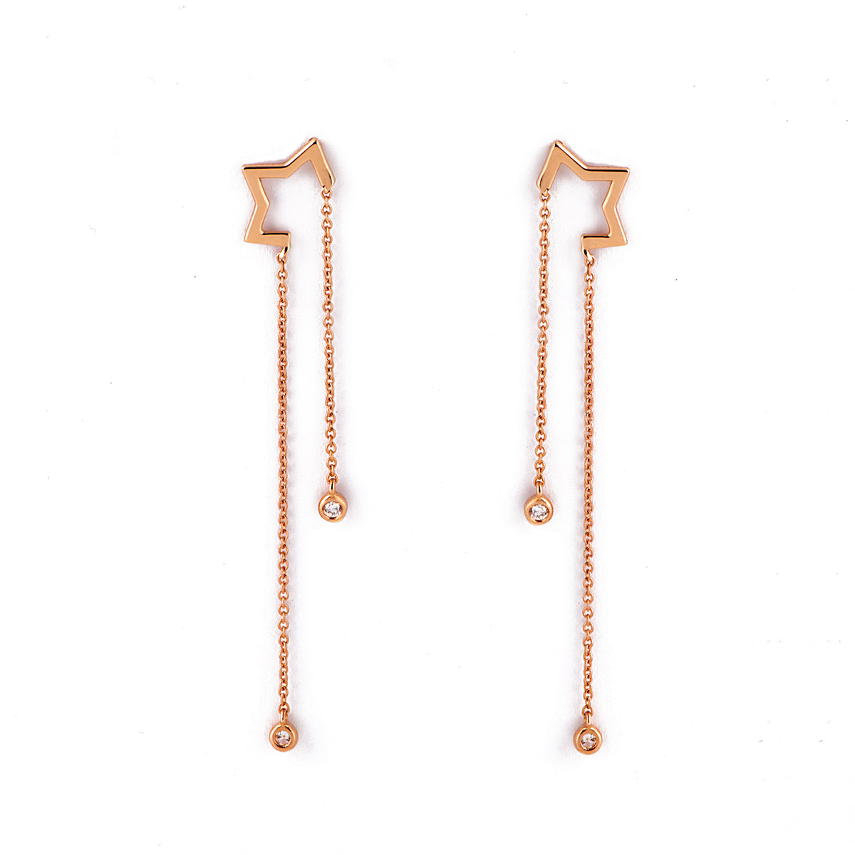 Diamond Star Earrings