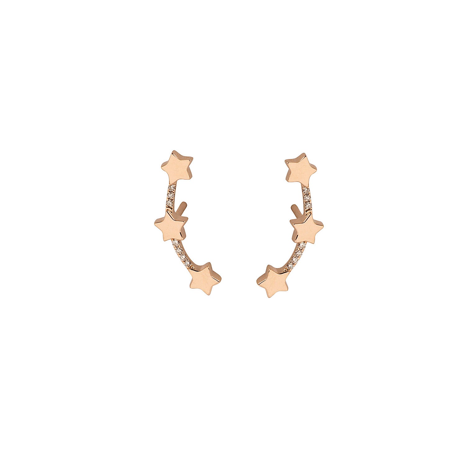 Diamond Star Earrings