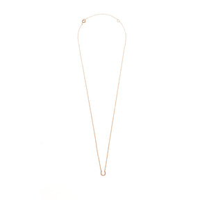 Diamond Horse Shoe Necklace