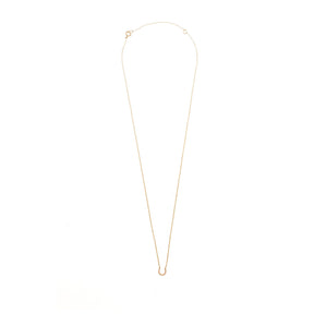 Diamond Horse Shoe Necklace