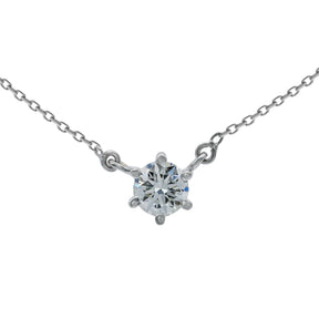 Diamond Necklace. Solitaire diamond necklace. Single diamond necklace. Diamond necklace gift. Present diamond necklace. Valuable diamond necklace.  Color. Clarity. Brilliant cut diamond. High quality diamond. White Gold necklace. Yellow gold necklace. Rose gold necklace. GIA Certified. 