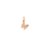 Gold and Diamond Butterfly Pendant