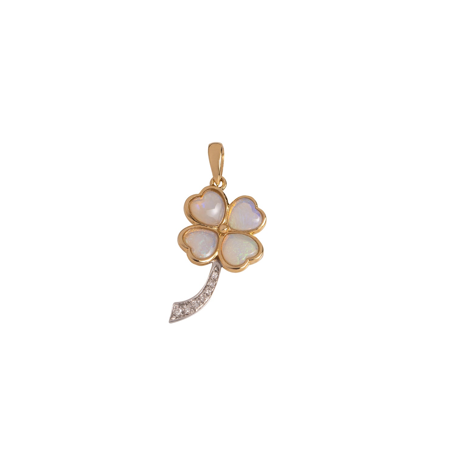 Diamond Pendants. Heart Pendants. Pendant Gift. Charm Gift. Anatol Jewelry. Fine Jewelry. Golden Hall. Kifissia. Athens. Χρυσά κοσμήματα. Κοσμήματα με διαμάντια. Καρδιά κόσμημα. Μοτίφ καρδιά. Καρδιά για δώρο κόσμημα. Κοσμήματα Κηφισιά. Αθήνα. Four leaf clover pendant. Lucky pendant. Opal pendant.